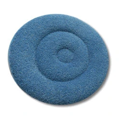 19" Blue Microfiber Floor & Carpet Bonnet For 20" Floor Buffers