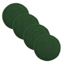 20" Green Extreme Grout Scrubbing Turf Pads For Floor Buffers - Case Of 4