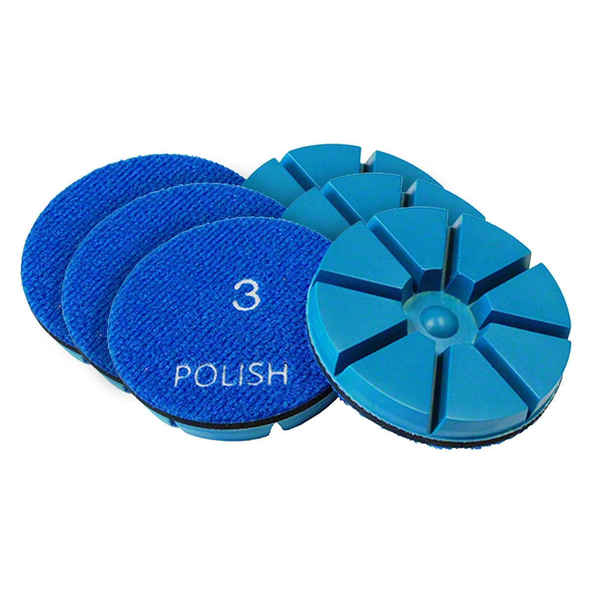 Pioneer Eclipse 3" PowerPolish™ Decorative Floor Polishing & Restoration Discs - Kit Of 6 Discs Of The Same Grit 6 Pioneer Eclipse 3" PowerPolish™ Decorative Floor Polishing & Restoration Discs - Kit Of 6 Discs Of The Same Grit - Image 6