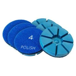 Pioneer Eclipse 3" PowerPolish™ Decorative Floor Polishing & Restoration Discs - Kit Of 6 Discs Of The Same Grit 13 Pioneer Eclipse 3" PowerPolish™ Decorative Floor Polishing & Restoration Discs - Kit Of 6 Discs Of The Same Grit -Viper Shop 3 inch powerpolish polish4 3000 grit discs dp310p4k set of 6