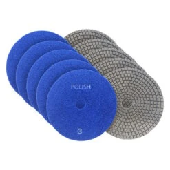 Pioneer Eclipse 5" PowerPolish™ Decorative Floor Polishing Discs - Kit Of 10 Discs Of The Same Grit -Viper Shop 5 inch powerpolish polish3 1800 grit discs dp311p3k set of 6