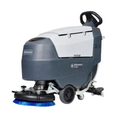 Advance® SC401™ Compact 17" Automatic Floor Scrubber W/ Brush & 105 Ah Batteries -Viper Shop advance sc401 floor scrubber left