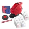 Advantage 20” Battery Powered Auto Scrubber Floor Cleaning & Prep For Polishing Package -Viper Shop asp package8 v3