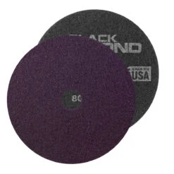 Black Diamond 8000 Grit Purple High Gloss Floor Polishing Pads (12" - 28" Round) - Case Of 2