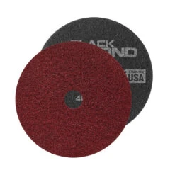 Black Diamond 400 Grit Red Concrete & Natural Stone Floor Prep Pads (12" - 28" Round) - Case Of 2
