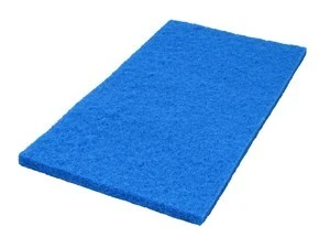 12" X 18" Blue Rectangular Medium Duty Floor Scrubbing Pads - Case Of 5 2 12" X 18" Blue Rectangular Medium Duty Floor Scrubbing Pads - Case Of 5 - Image 2