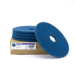 16" Blue Medium Duty Floor Scrubbing Pads - Case Of 5 -Viper Shop blue scrubbing pads 5 case 52f582e8 3412 46b5 8ade bee8db5877d5