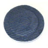 17" Microfiber Carpet Scrubbing Bonnet W/ Agitation Stripes For Heavy Duty Soils -Viper Shop blue grey microfiber bonnet lg 1