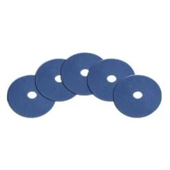 10" Blue Medium Duty Floor Scrubbing Pads - Case Of 5