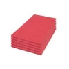 12" X 18" Red Rectangular Floor Buffing & Spacer Pads - Case Of 5 -Viper Shop case of 12 x 18 inch red pads