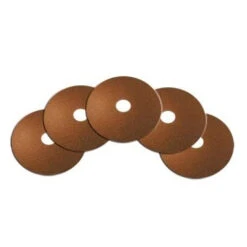 CleanFreak® 15" Brown Wet & Dry Floor Stripping Pads - Case Of 5