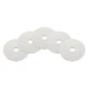 Rotary Floor Buffer Melamine Floor Cleaning Pads (17" & 20" Sizes) -Viper Shop case of 17 and 20 inch white scrubbing pads