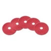 19" Red Light Duty Floor Scrubbing Pads - Case Of 5 -Viper Shop case of 19 inch red pads 1
