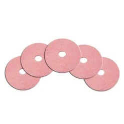 28" Pink Ultra Aggressive Propane Floor Burnisher Pads - Case Of 5