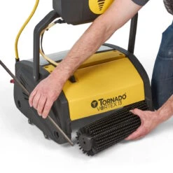 Tornado® 'Vortex 13' Counter-Rotating Brush (CRB) Floor Scrubber W/ Brushes - 1 Gallon 9 Tornado® 'Vortex 13' Counter-Rotating Brush (CRB) Floor Scrubber W/ Brushes - 1 Gallon -Viper Shop changing the brush on tornado vortex 13 crb floor scrubber