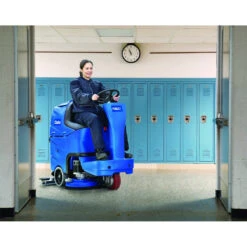 Clarke® Focus® II MicroRider™ Auto Floor Scrubber (26" Or 14" X 28" Deck Options) - 21 Gallons 10 Clarke® Focus® II MicroRider™ Auto Floor Scrubber (26" Or 14" X 28" Deck Options) - 21 Gallons -Viper Shop clarke focus micro rider automatic floor scrubber in use