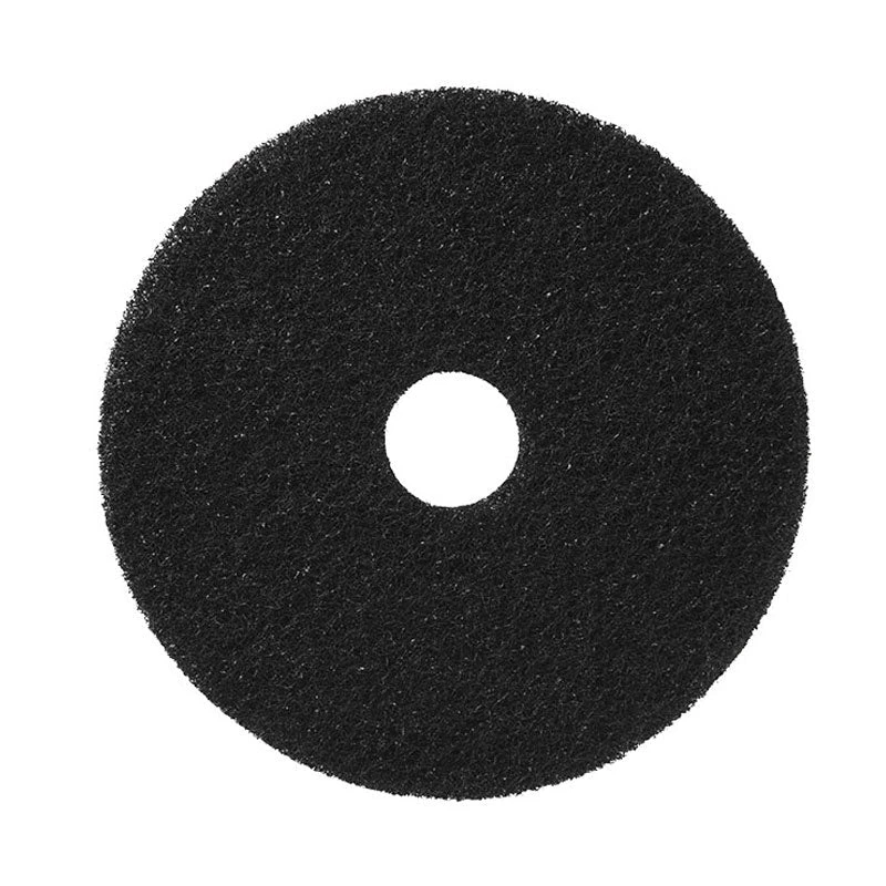 10" Black Floor Stripping Pads - Case Of 5 2 10" Black Floor Stripping Pads - Case Of 5 - Image 2