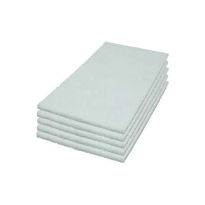 12" X 18" White Square Floor Buffing & Scrubbing Pads - Case Of 5 1 12" X 18" White Square Floor Buffing & Scrubbing Pads - Case Of 5