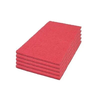 14" X 20" Red Rectangular Floor Buffing Pads - Case Of 5 1 14" X 20" Red Rectangular Floor Buffing Pads - Case Of 5