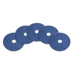 17" Blue Floor Cleaning & Scrubbing Pads - Case Of 5
