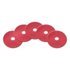 20" Red Floor Buffing & Scrubbing Pads - Case Of 5
