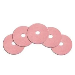 24" Pink Propane Top Shine Floor Polishing Pads - Case Of 5