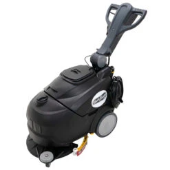 CleanFreak® 18" Reliable 18E Electric Auto Scrubber W/ Nylon Brush - 8 Gallons -Viper Shop cleanfreak reliable 18e floor scrubber front corner view