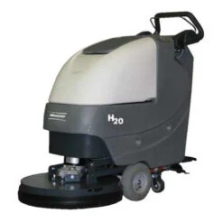 Minuteman® H20 Automatic Floor Scrubber For Hospitals W/ Antimicrobial Tank & Pad Driver - 12 Gallons