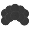 8" Black Floor Stripping Pads - Case Of 10 -Viper Shop motoscrubber 8 inch black floor stripping pads case of 10