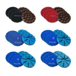 Pioneer Eclipse 3" PowerPolish™ Decorative Floor Polishing & Restoration Discs - Kit Of 6 Discs Of The Same Grit