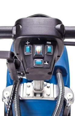 Powr-Flite® Predator 14 Battery Powered Auto Floor Scrubber - 4.5 Gallons -Viper Shop powr flite predator 14 battery auto scrubber pas14g controls