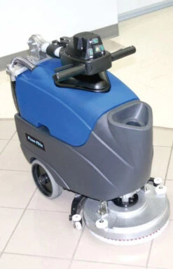 Powr-Flite® Predator 14 Battery Powered Auto Floor Scrubber - 4.5 Gallons -Viper Shop powr flite predator 14 battery auto scrubber pas14g folded