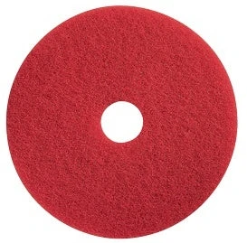 16" Red Floor Scrubbing Pads - Case Of 5 2 16" Red Floor Scrubbing Pads - Case Of 5 - Image 2