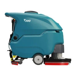 Tennant® T390 Self-Propelled 28" Walk Behind Automatic Floor Scrubber W/ Pad Drivers - 17 Gallons -Viper Shop tennant t390 28 in scrubber right side