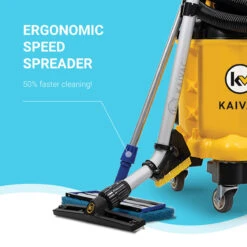 Kaivac® UniVac® Portable Food Service Floor Cleaning Machine (Corded Or Battery Powered Options Available) -Viper Shop univac cord electric floor cleaner tools